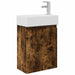 Unitate de baie cu robinet Stejar fumuriu 45,5 x 22,5 x 84 cm - WALTI WALTI