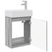 Unitate de baie cu robinet Sonoma gri 45,5 x 22,5 x 84 cm - WALTI WALTI
