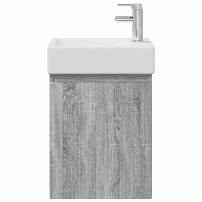 Unitate de baie cu robinet Sonoma gri 45,5 x 22,5 x 84 cm - WALTI WALTI