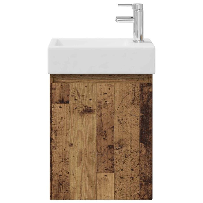 Unitate de baie cu robinet Lemn vechi 45,5 x 22,5 x 84 cm - WALTI WALTI