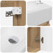 Unitate de baie cu robinet Stejar Artizanal 45,5 x 22,5 x 84 cm - WALTI WALTI