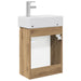 Unitate de baie cu robinet Stejar Artizanal 45,5 x 22,5 x 84 cm - WALTI WALTI