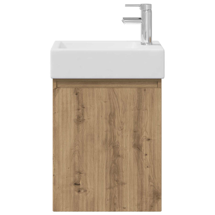 Unitate de baie cu robinet Stejar Artizanal 45,5 x 22,5 x 84 cm - WALTI WALTI