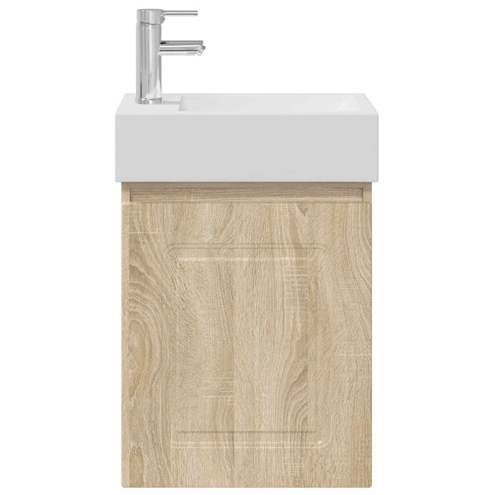 Unitate de baie cu robinet Stejar Sonoma 45,5 x 22,5 x 84 cm WALTI