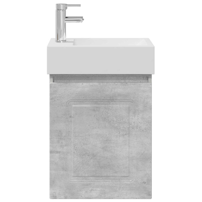 Unitate de baie cu robinet Gri Beton 45,5 x 22,5 x 84 cm - WALTI WALTI