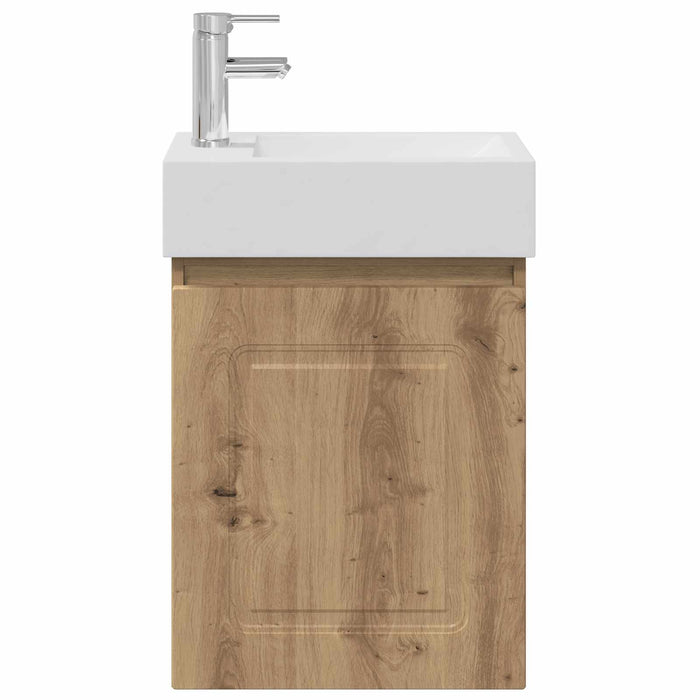 Unitate de baie cu robinet Stejar Artizanal 45,5 x 22,5 x 84 cm - WALTI WALTI