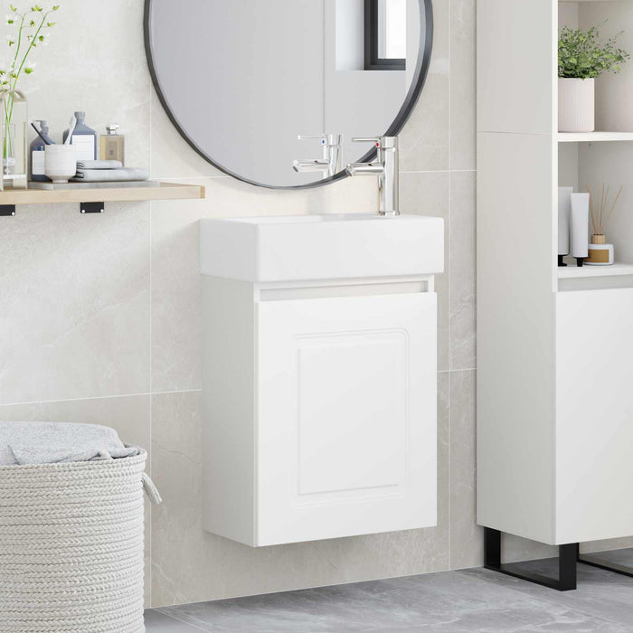 Unitate de baie cu robinet Alb 45,5 x 22,5 x 84 cm - WALTI WALTI