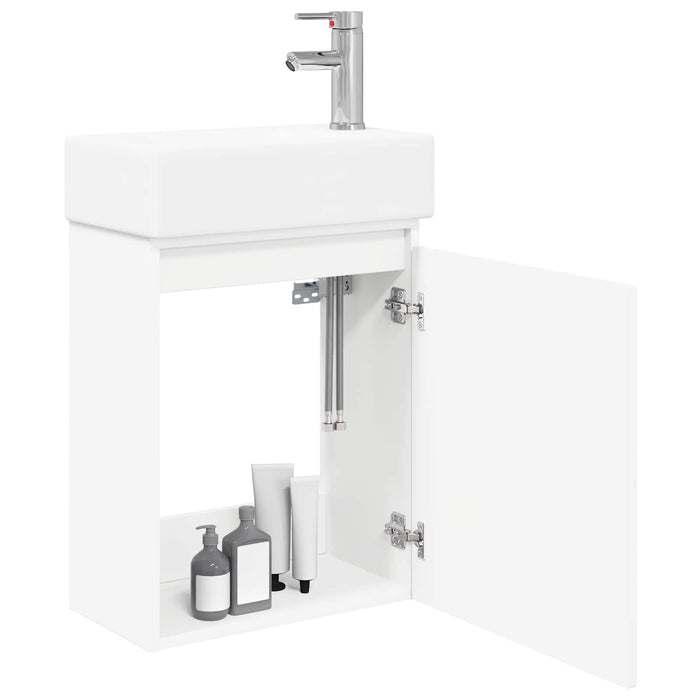 Unitate de baie cu robinet Alb 45,5 x 22,5 x 84 cm - WALTI WALTI