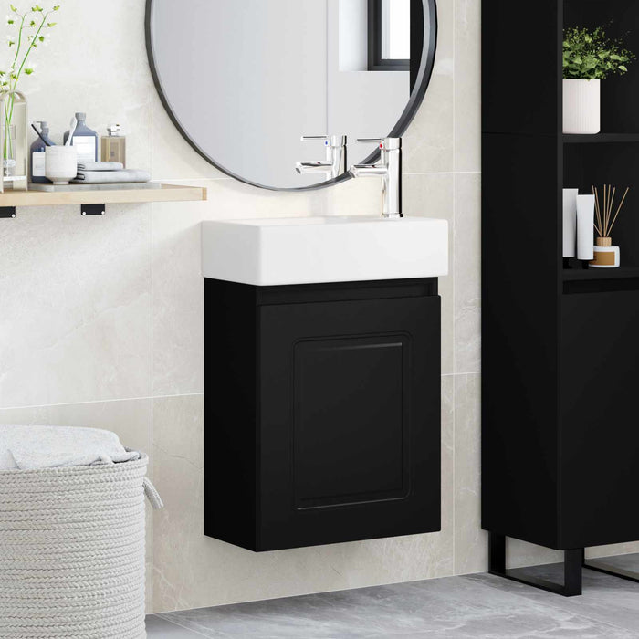 Unitate de baie cu robinet Negru 45,5 x 22,5 x 84 cm - WALTI WALTI