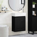 Unitate de baie cu robinet Negru 45,5 x 22,5 x 84 cm - WALTI WALTI