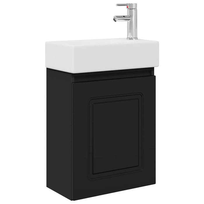 Unitate de baie cu robinet Negru 45,5 x 22,5 x 84 cm - WALTI WALTI