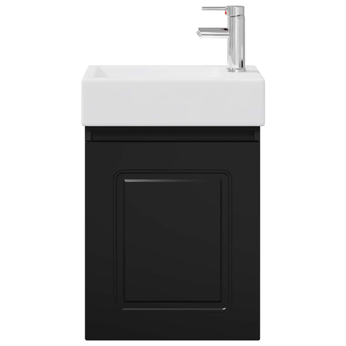 Unitate de baie cu robinet Negru 45,5 x 22,5 x 84 cm - WALTI WALTI