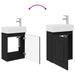 Unitate de baie cu robinet Negru 45,5 x 22,5 x 84 cm - WALTI WALTI