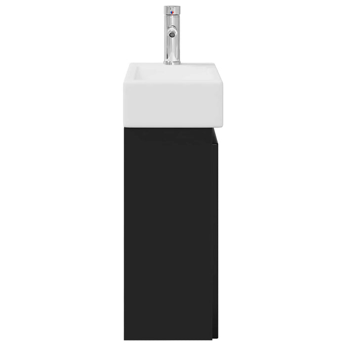 Unitate de baie cu robinet Negru 45,5 x 22,5 x 84 cm - WALTI WALTI