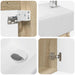 Unitate de baie cu robinet Stejar Sonoma 45,5 x 22,5 x 84 cm - WALTI WALTI