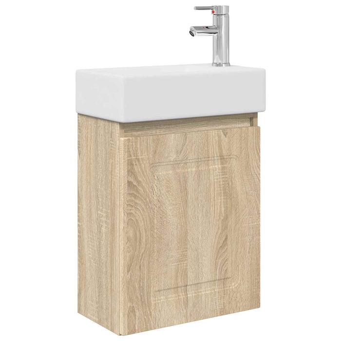 Unitate de baie cu robinet Stejar Sonoma 45,5 x 22,5 x 84 cm - WALTI WALTI