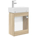 Unitate de baie cu robinet Stejar Sonoma 45,5 x 22,5 x 84 cm - WALTI WALTI