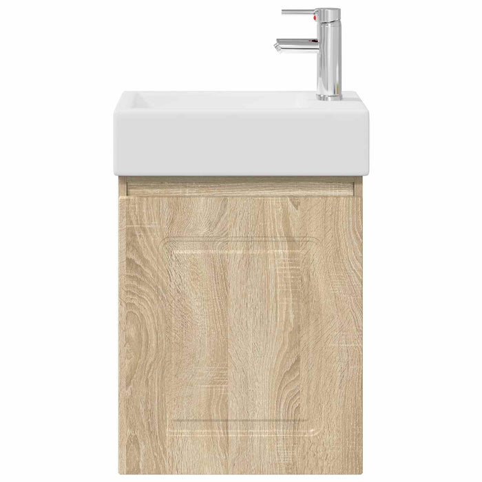 Unitate de baie cu robinet Stejar Sonoma 45,5 x 22,5 x 84 cm - WALTI WALTI