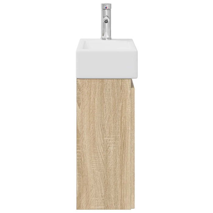 Unitate de baie cu robinet Stejar Sonoma 45,5 x 22,5 x 84 cm - WALTI WALTI