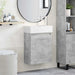Unitate de baie cu robinet Gri Beton 45,5 x 22,5 x 84 cm - WALTI WALTI