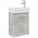 Unitate de baie cu robinet Gri Beton 45,5 x 22,5 x 84 cm - WALTI WALTI