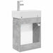 Unitate de baie cu robinet Gri Beton 45,5 x 22,5 x 84 cm - WALTI WALTI