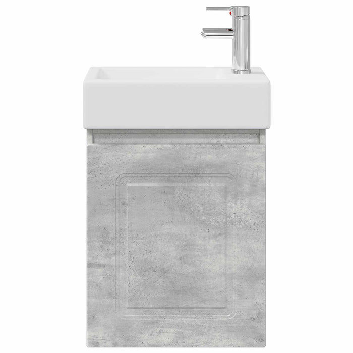 Unitate de baie cu robinet Gri Beton 45,5 x 22,5 x 84 cm - WALTI WALTI