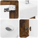 Unitate de baie cu robinet Stejar fumuriu 45,5 x 22,5 x 84 cm - WALTI WALTI