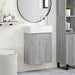 Unitate de baie cu robinet Sonoma gri 45,5 x 22,5 x 84 cm - WALTI WALTI