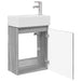 Unitate de baie cu robinet Sonoma gri 45,5 x 22,5 x 84 cm - WALTI WALTI