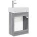 Unitate de baie cu robinet Sonoma gri 45,5 x 22,5 x 84 cm - WALTI WALTI
