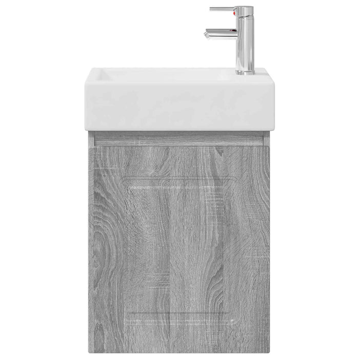Unitate de baie cu robinet Sonoma gri 45,5 x 22,5 x 84 cm - WALTI WALTI