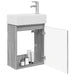 Unitate de baie cu robinet Sonoma gri 45,5 x 22,5 x 84 cm - WALTI WALTI