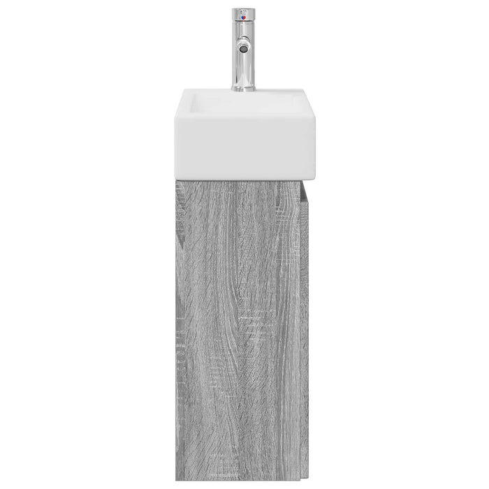 Unitate de baie cu robinet Sonoma gri 45,5 x 22,5 x 84 cm - WALTI WALTI