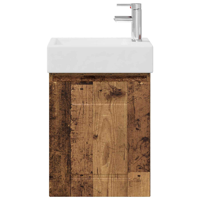 Unitate de baie cu robinet Lemn vechi 45,5 x 22,5 x 84 cm - WALTI WALTI