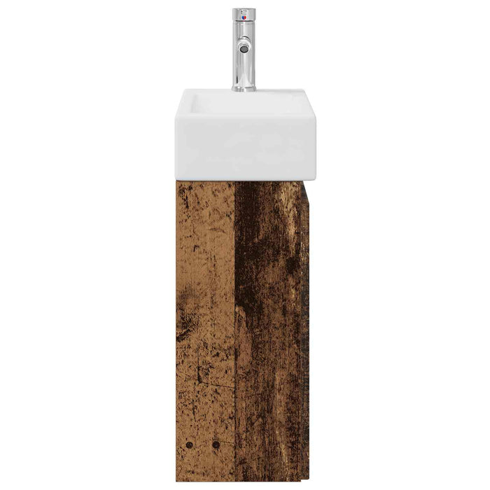 Unitate de baie cu robinet Lemn vechi 45,5 x 22,5 x 84 cm - WALTI WALTI