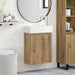 Unitate de baie cu robinet Stejar Artizanal 45,5 x 22,5 x 84 cm - WALTI WALTI