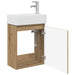 Unitate de baie cu robinet Stejar Artizanal 45,5 x 22,5 x 84 cm - WALTI WALTI