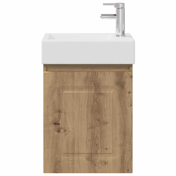 Unitate de baie cu robinet Stejar Artizanal 45,5 x 22,5 x 84 cm - WALTI WALTI
