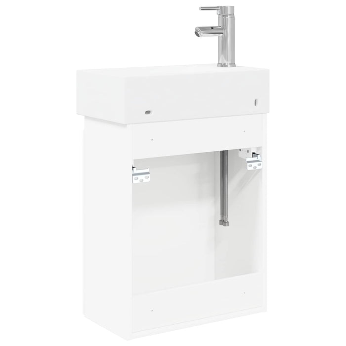Unitate de baie cu robinet Alb 45,5 x 25,5 x 84 cm - WALTI WALTI