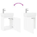 Unitate de baie cu robinet Alb 45,5 x 25,5 x 84 cm - WALTI WALTI