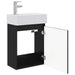Unitate de baie cu robinet Negru 45,5 x 25,5 x 84 cm - WALTI WALTI