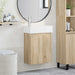 Unitate de baie cu robinet Stejar Sonoma 45,5 x 25,5 x 84 cm - WALTI WALTI