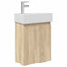 Unitate de baie cu robinet Stejar Sonoma 45,5 x 25,5 x 84 cm - WALTI WALTI