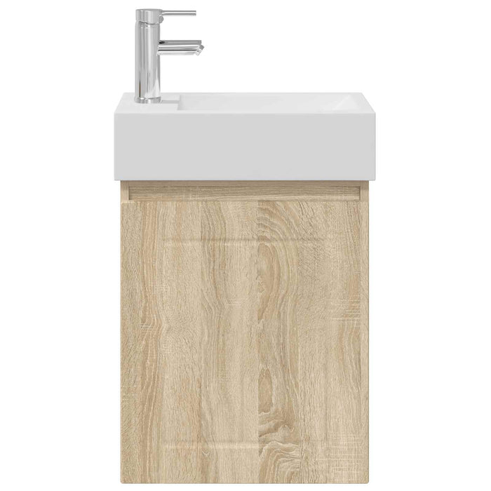 Unitate de baie cu robinet Stejar Sonoma 45,5 x 25,5 x 84 cm - WALTI WALTI