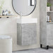 Unitate de baie cu robinet Gri Beton 45,5 x 25,5 x 84 cm - WALTI WALTI