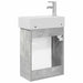 Unitate de baie cu robinet Gri Beton 45,5 x 25,5 x 84 cm - WALTI WALTI