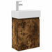 Unitate de baie cu robinet Stejar fumuriu 45,5 x 25,5 x 84 cm - WALTI WALTI