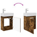 Unitate de baie cu robinet Stejar fumuriu 45,5 x 25,5 x 84 cm - WALTI WALTI