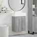 Unitate de baie cu robinet Sonoma gri 45,5 x 25,5 x 84 cm - WALTI WALTI